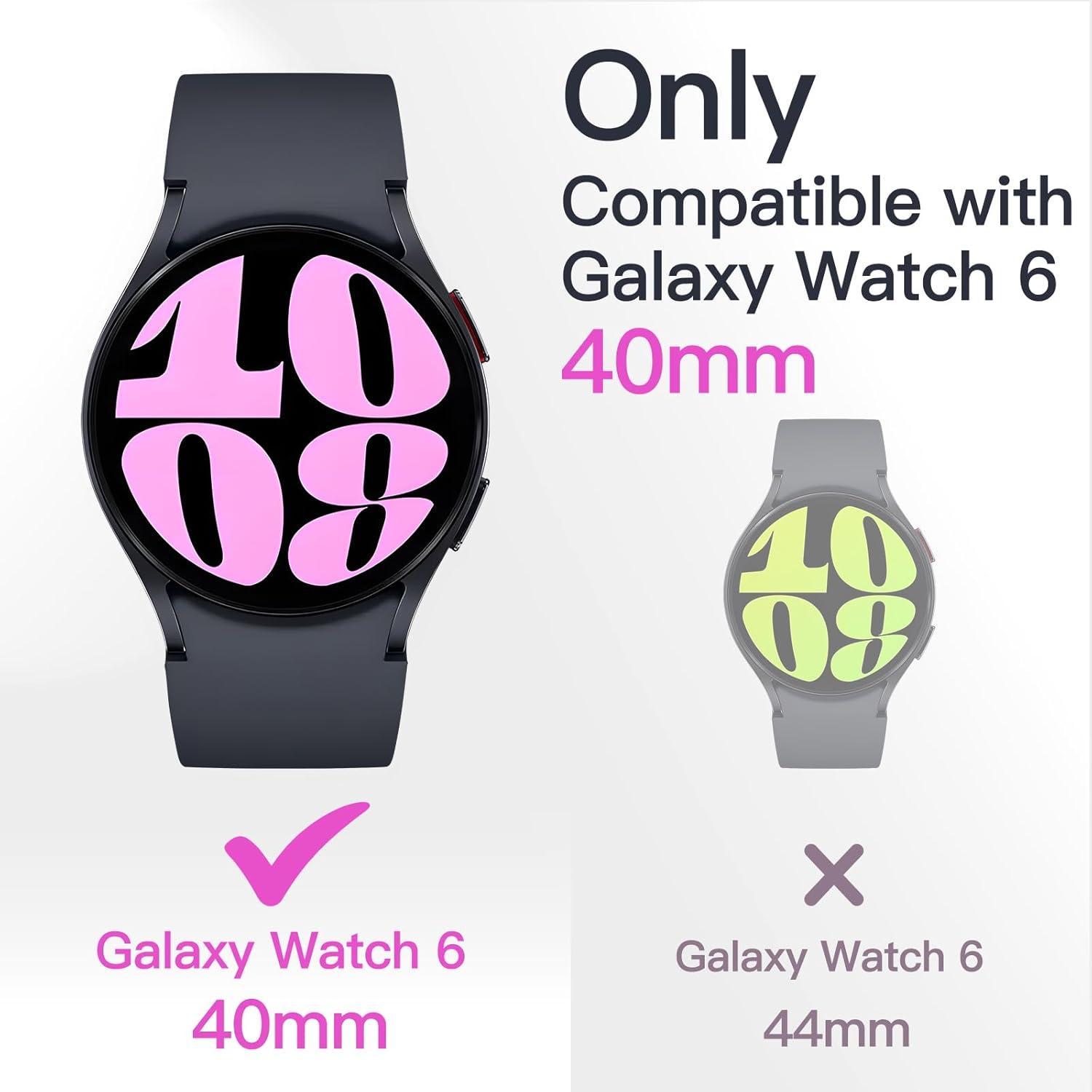 Schutzhülle für Samsung Galaxy Watch 6 40mm mit Glas