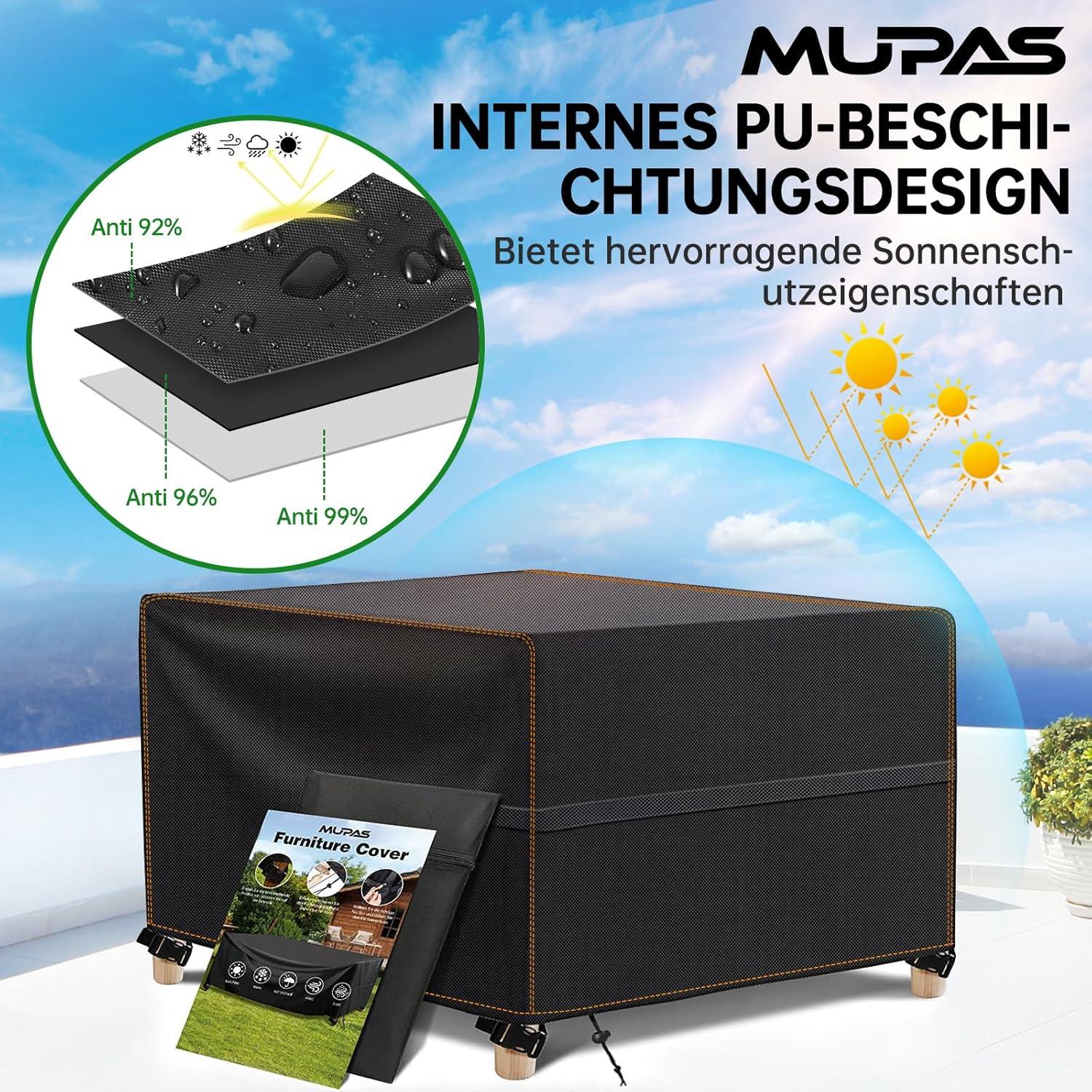 Abdeckung Gartenmöbel 420D Oxford Gewebe 200x200x90cm Wasserdicht