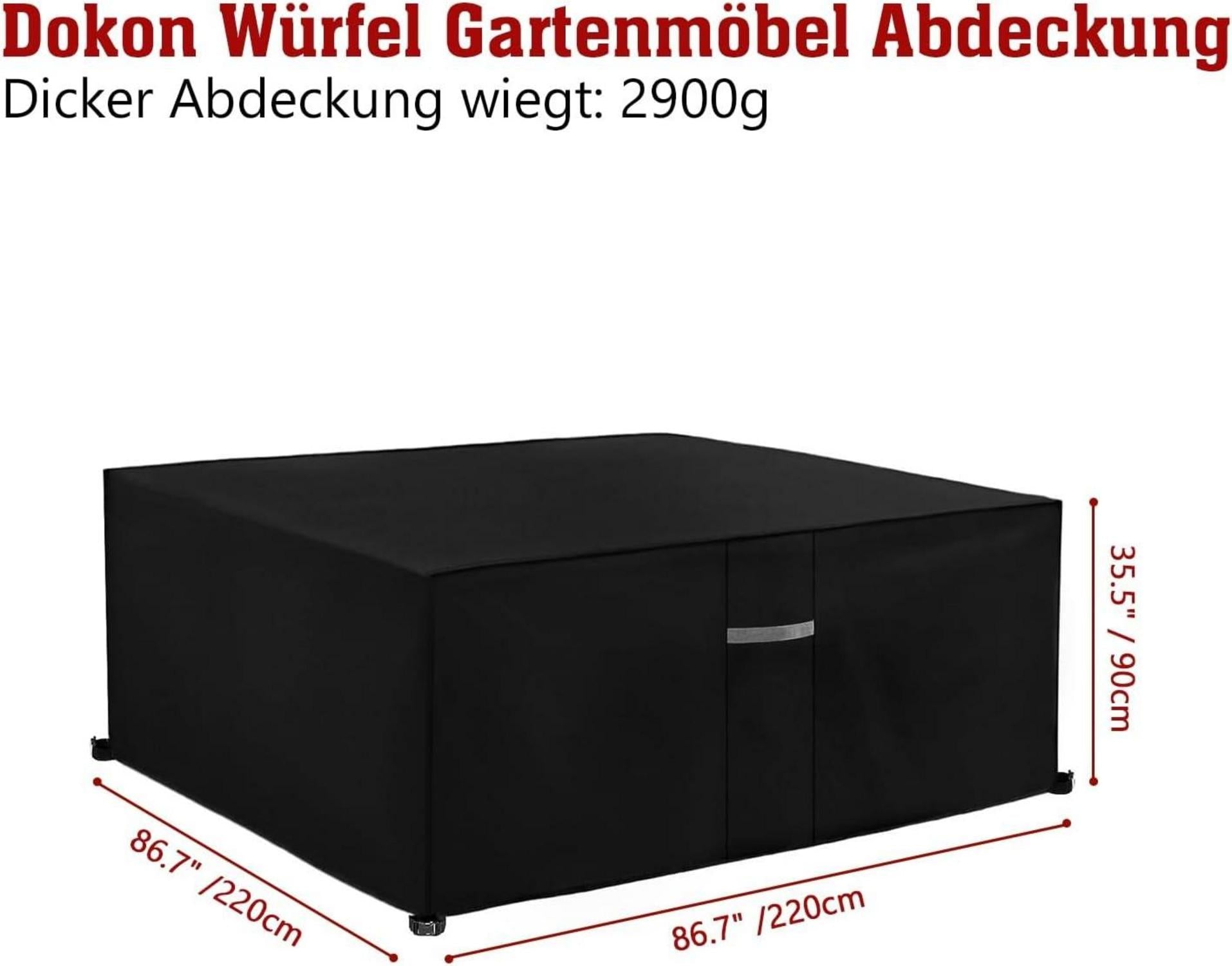 Gartenmöbel Abdeckung Wasserdicht Schwerlast 600D Oxford Gewebe