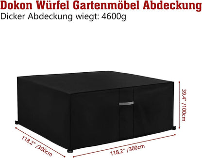 Gartenmöbel Abdeckung 600D Oxford Gewebe WinterfestUV Beständig