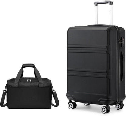 KONO Reisekoffer Set Mittelgroß 65cm Rollkoffer Ryanair Reisetasche