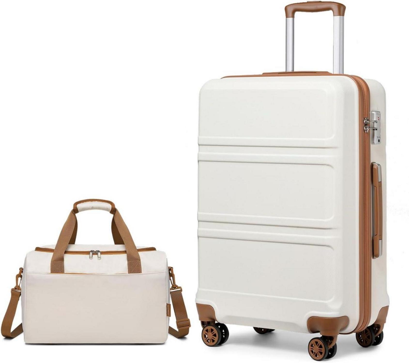 Mittelgroßer Reisekoffer Set Trolley 65cm mit Ryanair Reisetasche