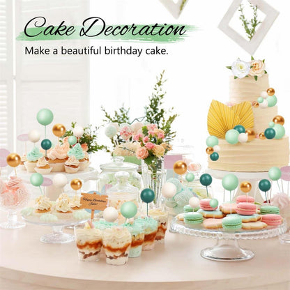 Boho Tortendeko Kuchendeko Kugel Blumen Happy Birthday Palmblätter