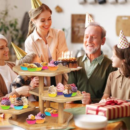 600 Mini-Cupcake-Förmchen in 8 Farben, Backformen Ölbeständig