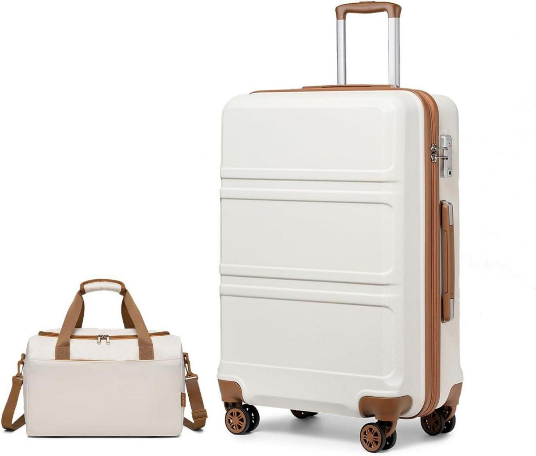 Groß Reisekoffer Rollkoffer Set Gepäcksets 2 Teilig 74cm mit Ryanair