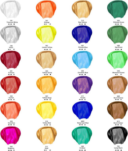 Acrylfarben Set 24x59ml mit