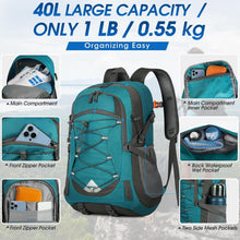 Leichter wasserdichter Wanderrucksack 40L für Herren und