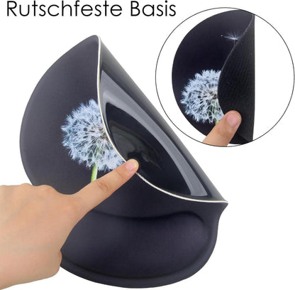 3-in-1 Ergonomisches Handgelenkauflage Set Schwarz