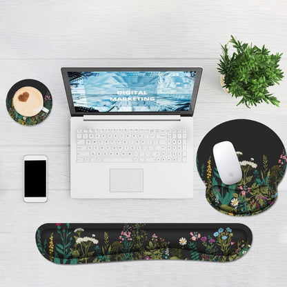 Ergonomisches 3-in-1 Handgelenkauflage Set Schwarz