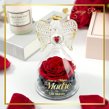 Sunia Engel Figur Ewige Rose Beste Mama Geschenk