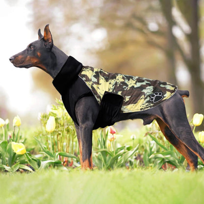 Weihnachts Hundemantel für Kleine Hunde Fleece Braun XXL
