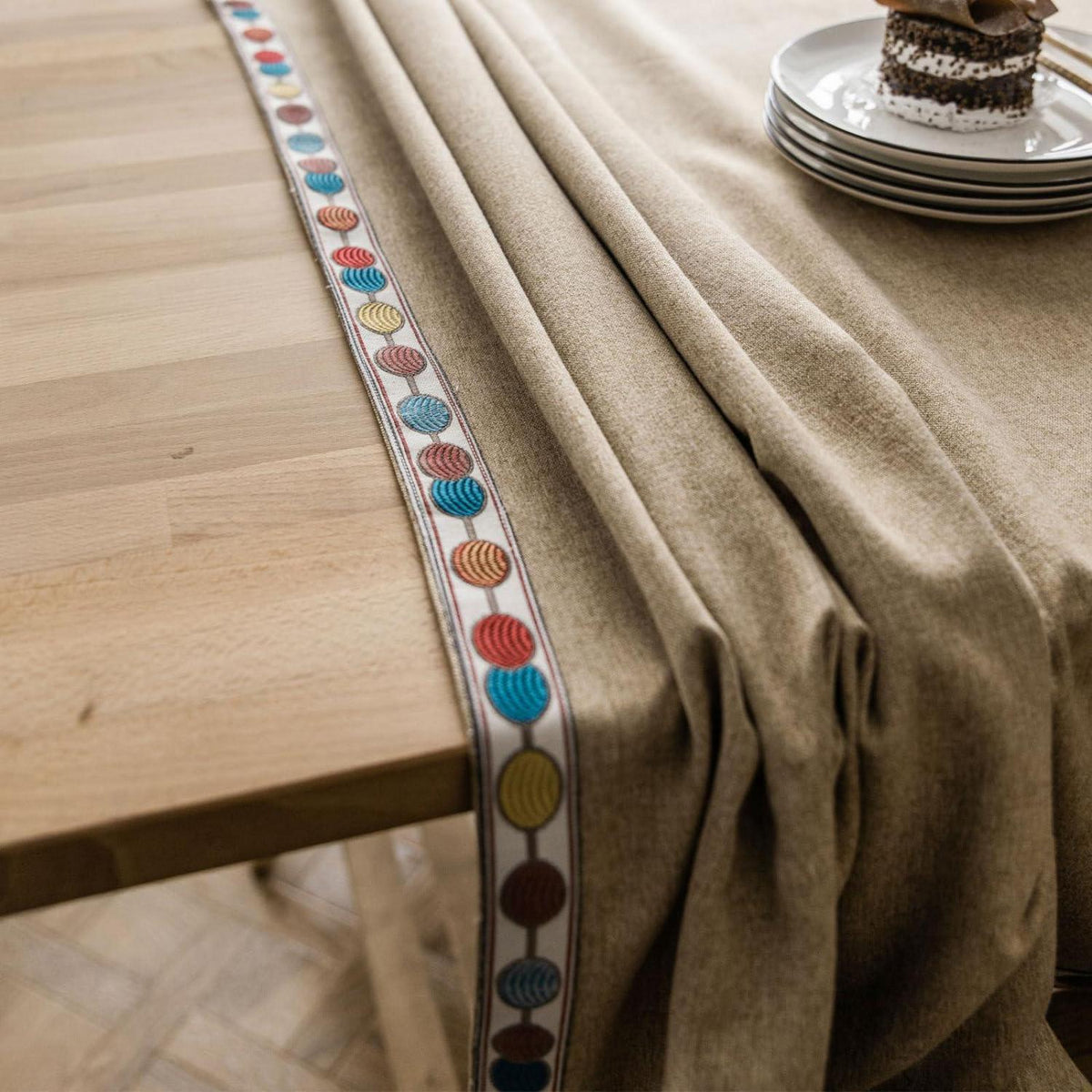 Rechteckige Tischdecke 130x260cm – Wasserdicht & Abwaschbar