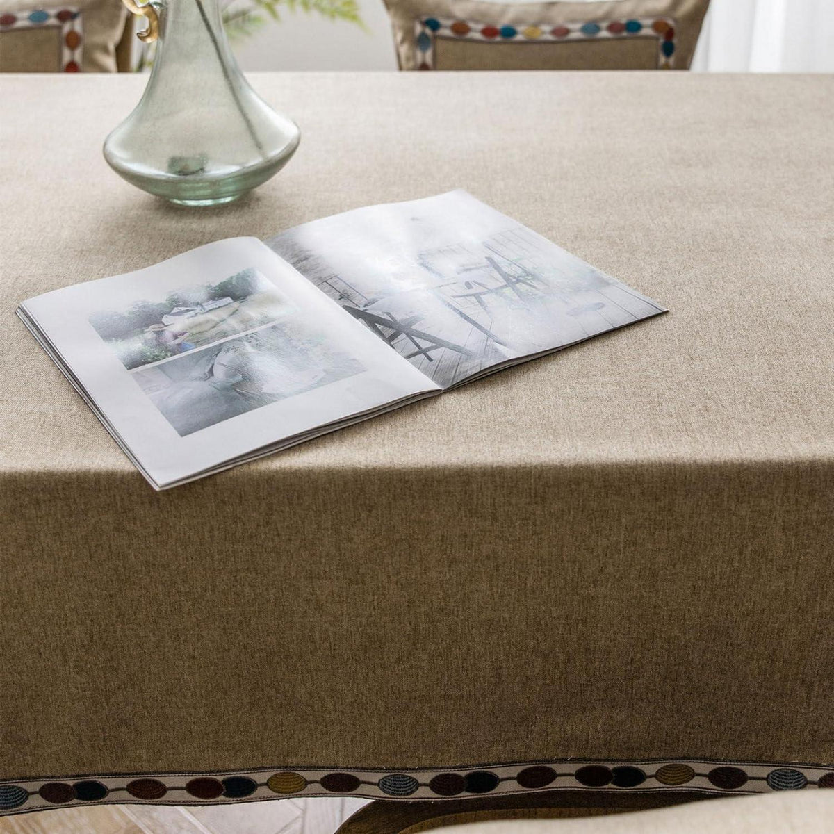 Rechteckige Tischdecke 130x260cm – Wasserdicht & Abwaschbar