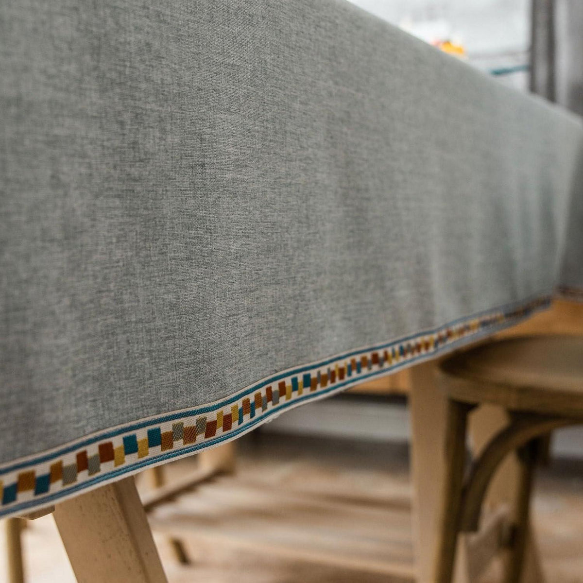Rechteckige Tischdecke 130x260cm – Wasserabweisend & Abwaschbar