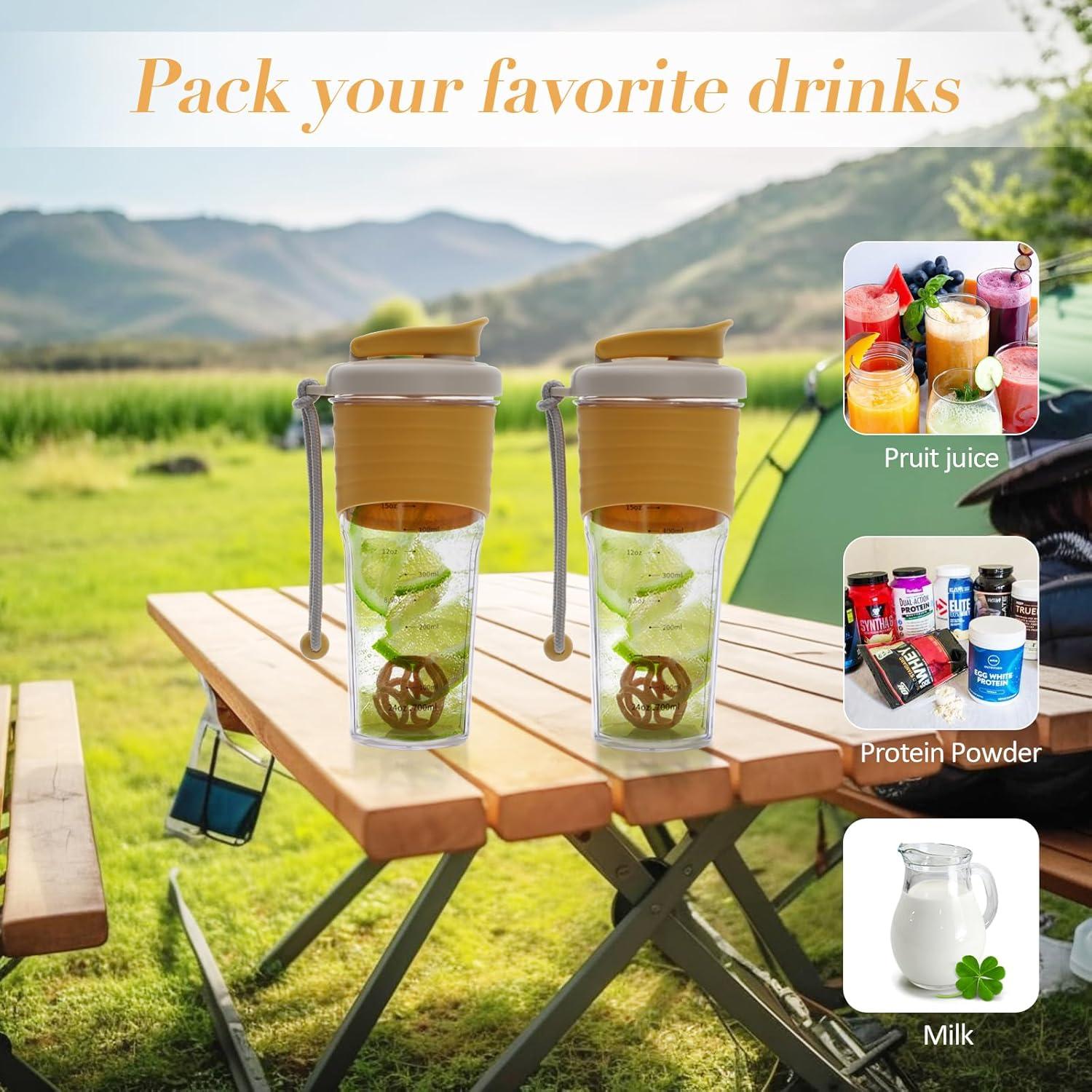 Premium Protein Shaker - Hochwertiges Design, Auslaufsicher, Leicht zu