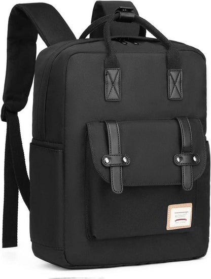 KONO Schulrucksack Unisex 13 Zoll Laptop Business Grau
