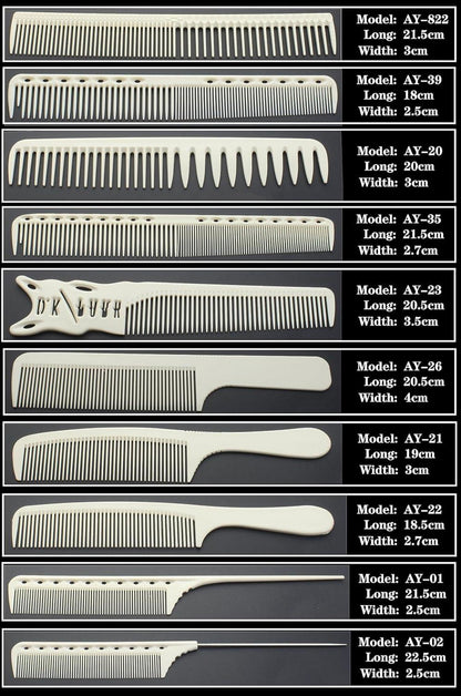 Professionelles Barber Carbon Comb Set | Hitzebeständig