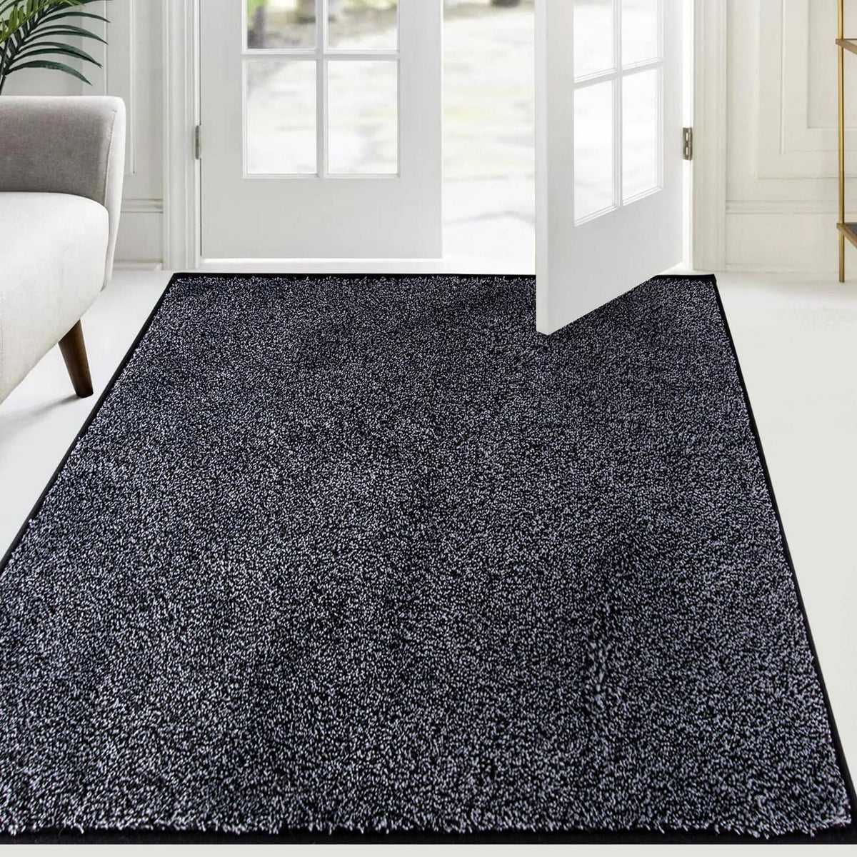 Schmutzfangmatte Grau 120x180 cm – Rutschfest & Waschbar