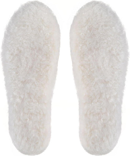 Lammfell Einlegesohlen Winter Warme Schuheinlagen Gummistiefel