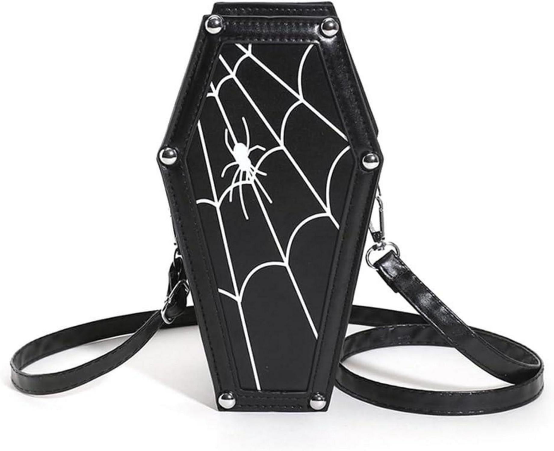 Halloween Umhängetasche Gothic Tasche Sarg Form Goth Handtasche