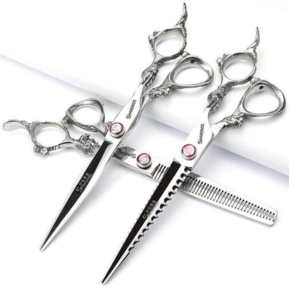 Professionelle Friseurschere 5.5/6 Zoll – Edelstahl, Effilierschere