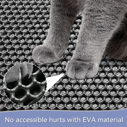Katzenklo Matte 45x60CM Honeycomb Non-Slip wasserdicht Urin
