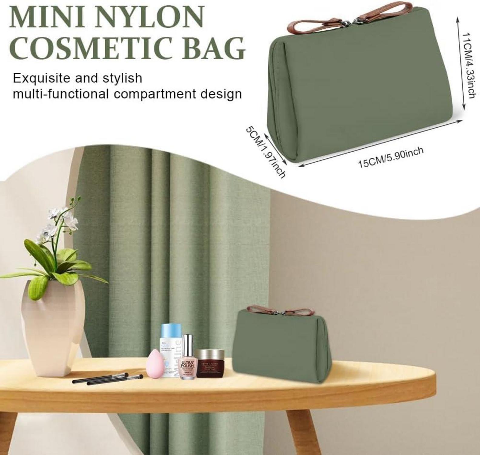 Mini Kosmetiktasche mit 5 Fächern, wasserdicht und tragbar