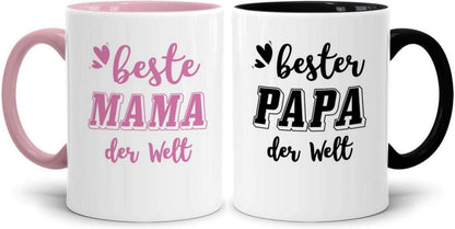 Mama Papa Tassen Set Beste Eltern Geschenke Spruch Weihnachtsgeschenke