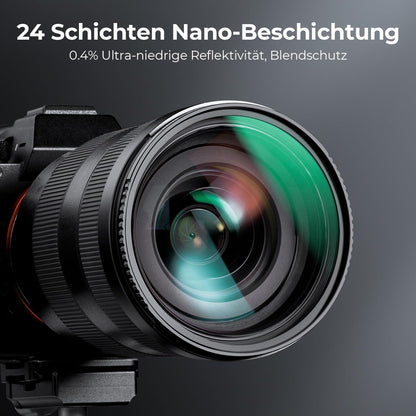 62mm ND Filterset Neutral Graufilter Set ND8+ND64+ND1000
