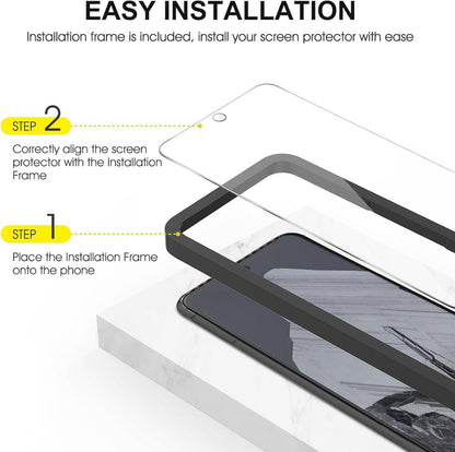 SPARIN Panzer Schutzglas und Kamerafolie für Google Pixel 8 Pro 6.7 Zoll