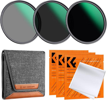 77mm ND Filterset Neutral Graufilter ND8+ND64+ND1000SetTitle
