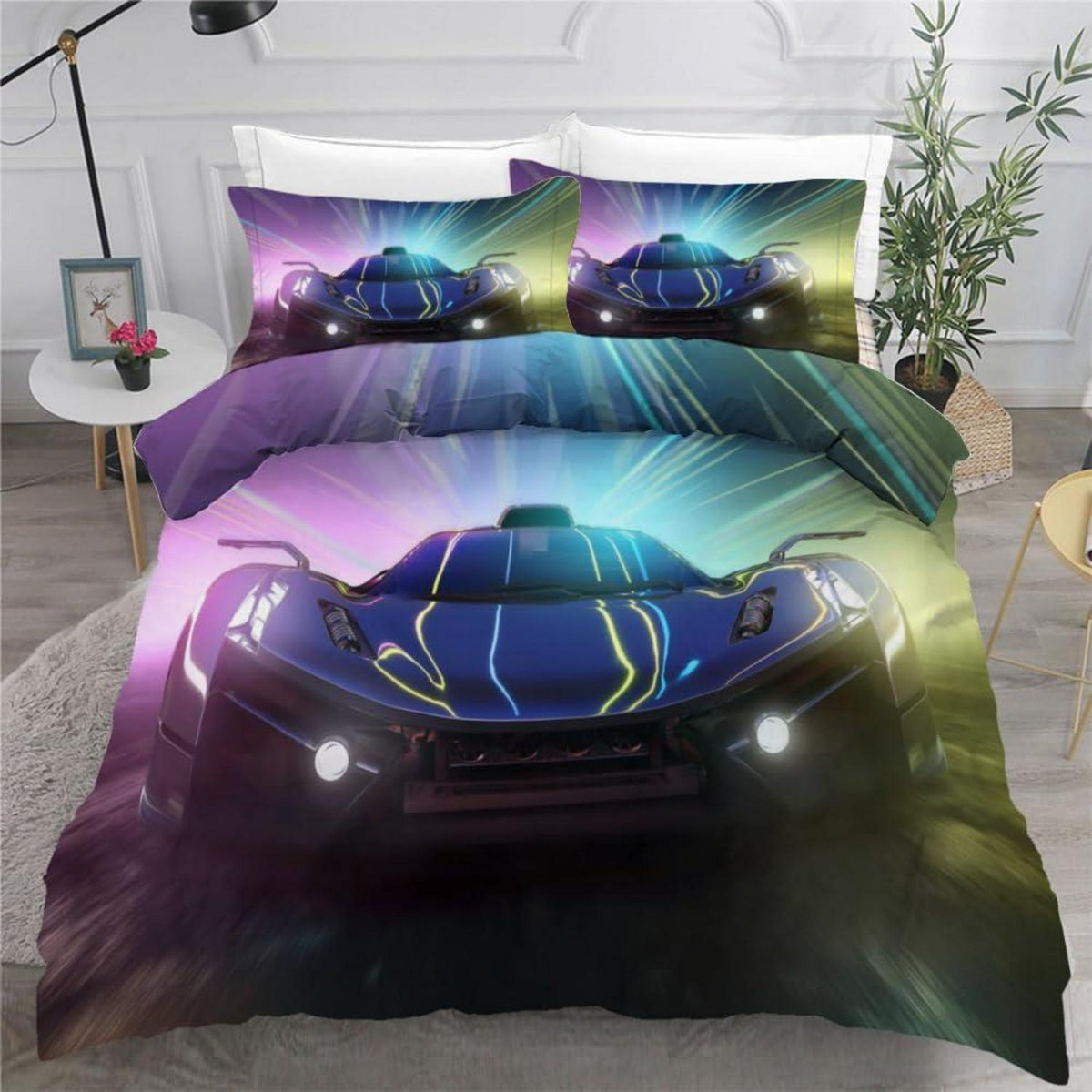 ROUSKI Sportwagen Bettwäsche-Set 220x240 cm 3-teilig
