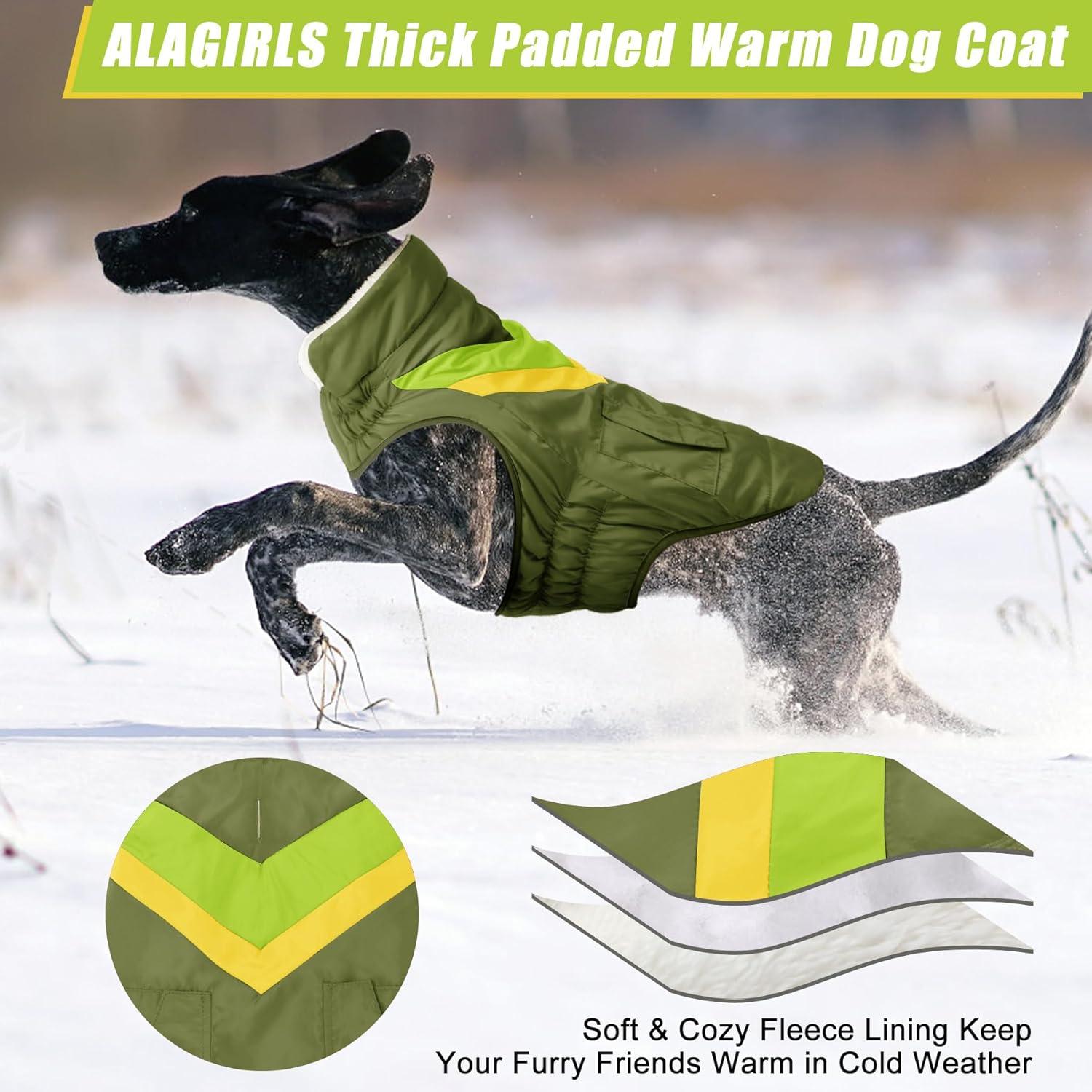 Hundemantel Warme Winterjacke für Große Hunde 7 Größen 23 Farben