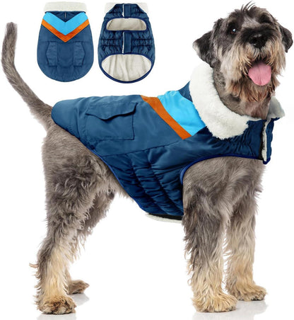 Hundemantel Winterjacke große Hunde warm Klettverschluss 7 Größen 23