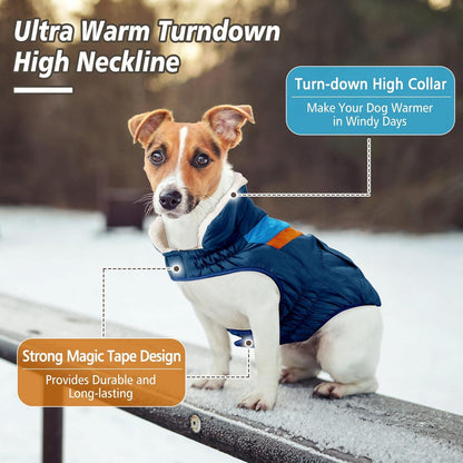 Hundemantel Große Hunde Warme Winterjacke Klettverschluss 3XL