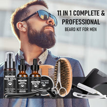 11 in 1 Bartwachstumsset Männer Geschenke Bartpflege Set