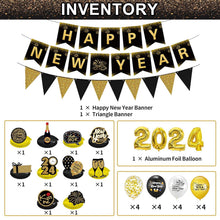Silvester Deko 2024 Happy New Year Ballon Girlande