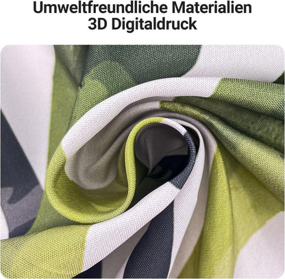 Duschvorhang Sonne Blätter Textil