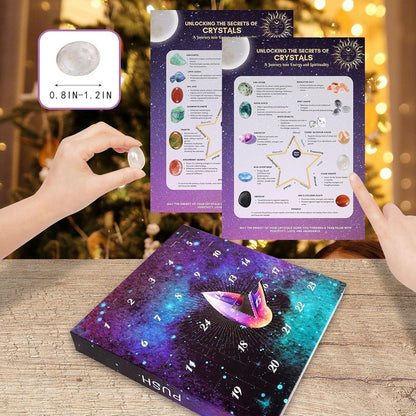2024 Weihnachtskristall Adventskalender: Edelsteine