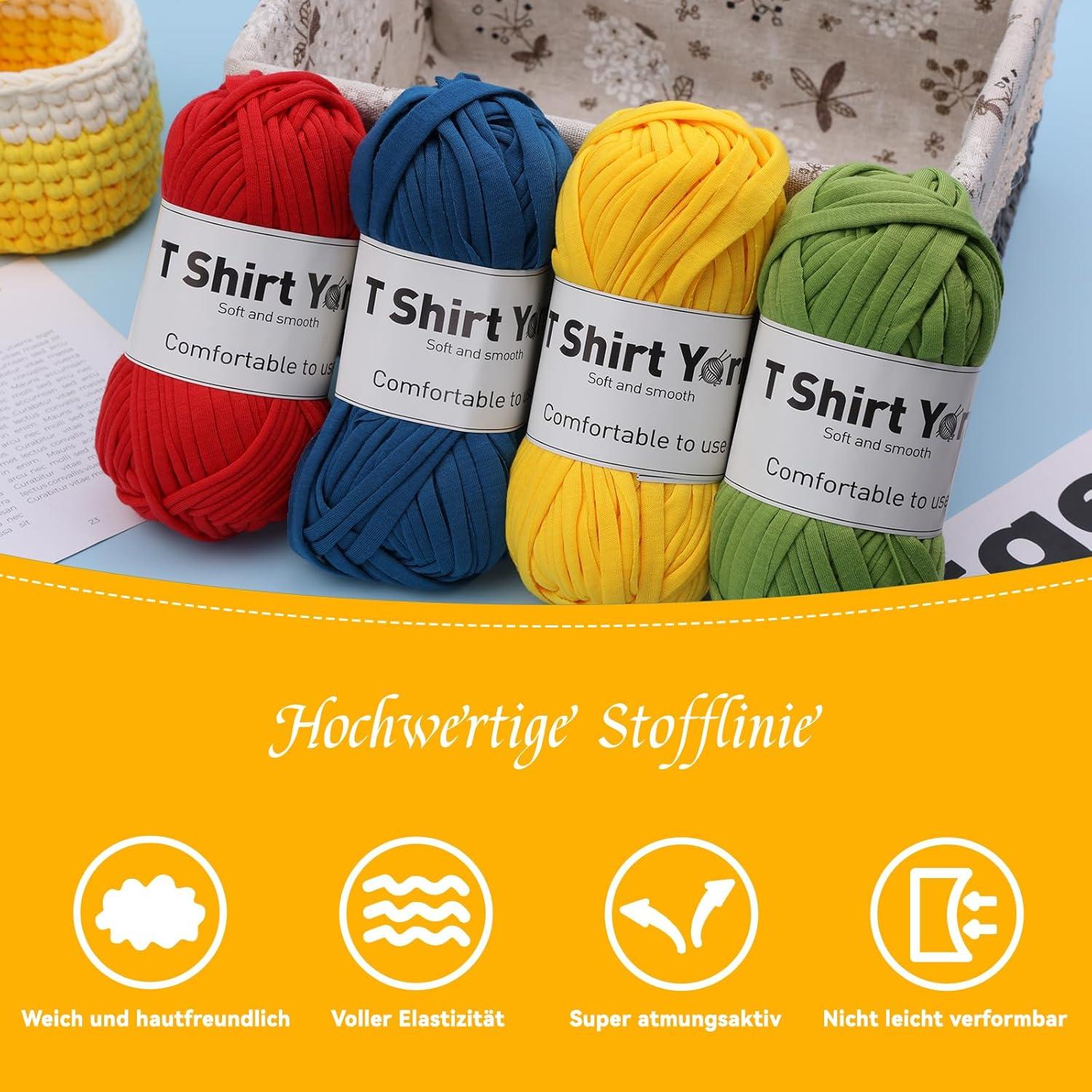 Häkelgarn-Set 100g T-Shirt-Garn Stricken Webzubehör