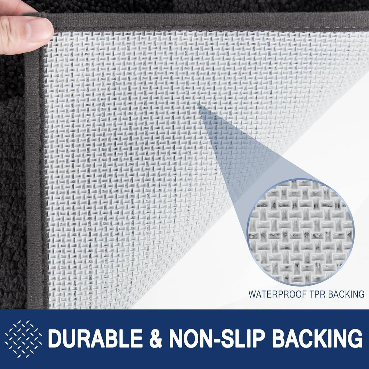 Waschbare Fußmatte 84x150 cm – Schmutzfangmatte für Innen & Eingang