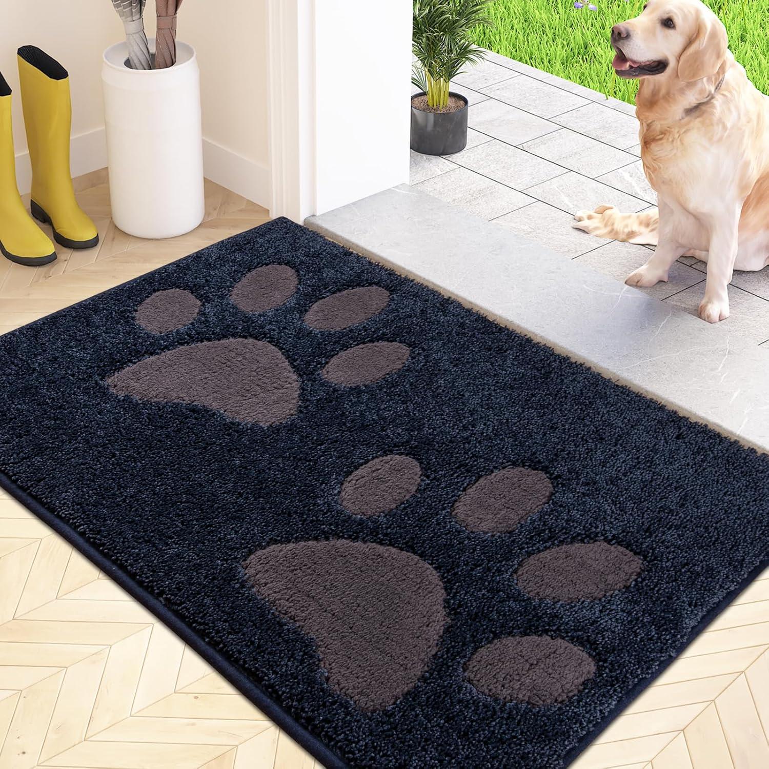 Schmutzfangmatte waschbar Fußmatte rutschfest wasserdicht für Hund