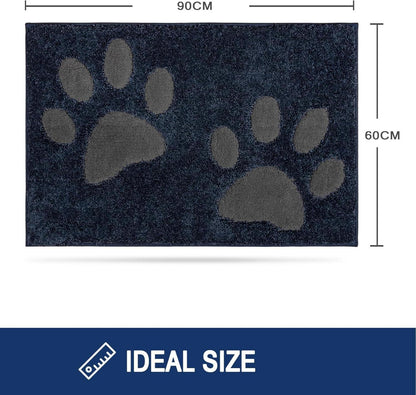 Schmutzfangmatte waschbar 60x90cm Fußmatte absorbierend