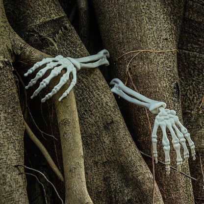 Halloween Skelett Arm Pfähle Yard Zeichen Requisiten (4er