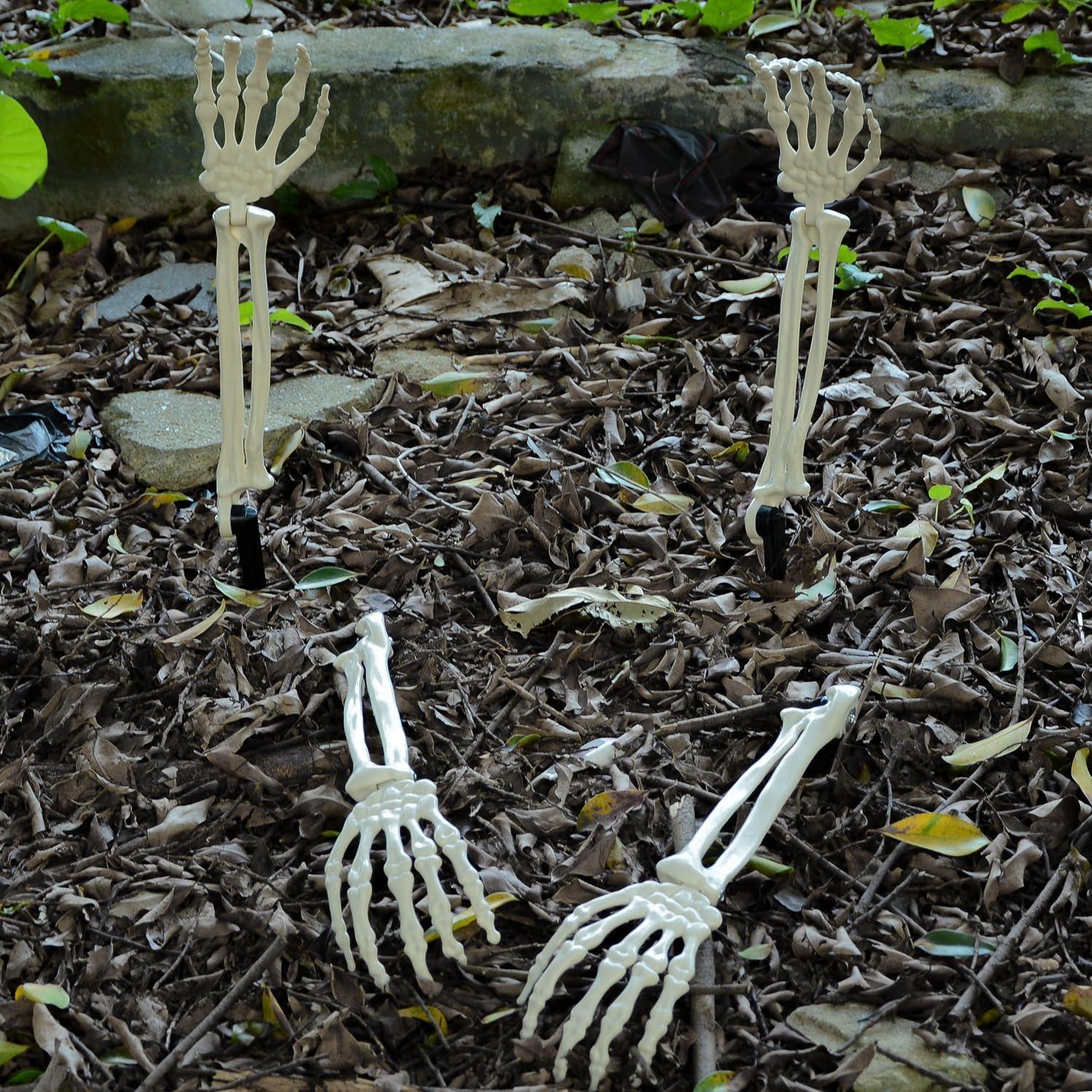 Halloween Skelett Pfähle Arm Geist Zombie Dekoration