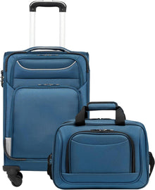 COOLIFE Koffer Trolley Set 4 Rollen Handgepäck TSA-Schloss