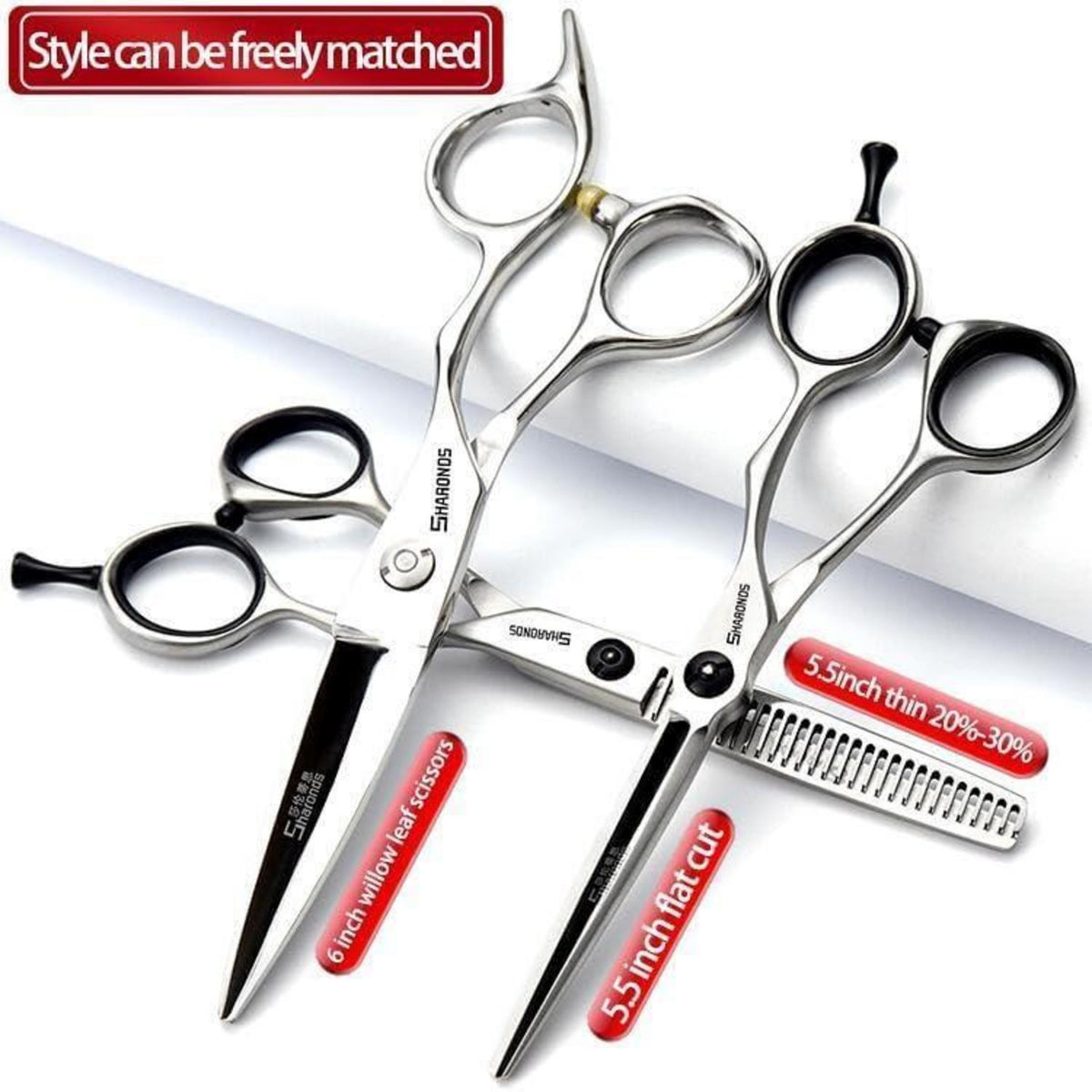 5.5/6 Zoll Haarschere Set für Friseure & Barber