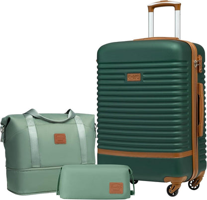 Moderne COOLIFE ABS Hartschalen Trolley Set 3tlg