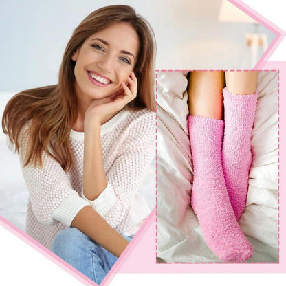 YANSYUN 40. Geburtstag Frauen Flauschige Lustige Socken