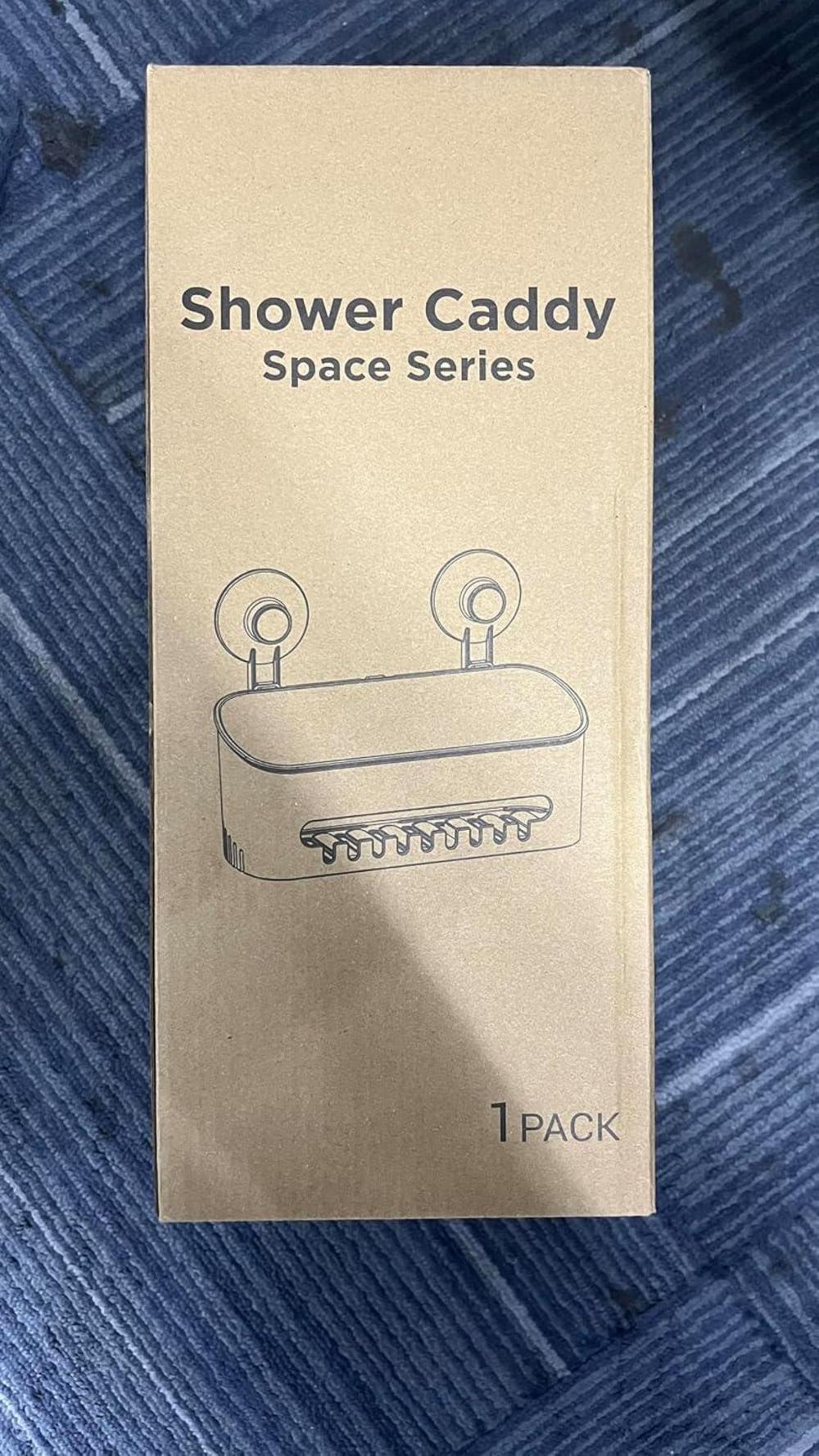 Duschablage mit starken Saughaken für Badezimmer Dusche und Bad Shampoo